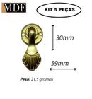 Kit 5 Puxador Premium para Caixa Gaveta 3x5,9cm Artesanato