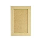 Kit 5 Quadro Moldura Retangular com Borda Fundo Fixo Artesanato 31x15,5 Mdf 9mm Madeira