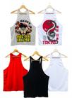 Kit 5 Regatas Masculinas Cavada Academia Musculação