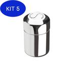 Kit 5 Saleiro De Inox Linha Classic