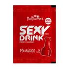 Kit 5 Sexy Drink Pó Mágico Forte Sache 1g Hot Flowers