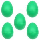 KIT 5 Shaker ovo plastico chocalho VERDE egg