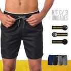 KIT 5 Shorts Bermudas Academia Treino Corrida Masculina TACTEL GROSSO ELITE 722