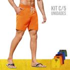 KIT 5 Shorts Tactel Bermudas Academia Treino Corrida Masculina TRAINING 720 - Iron