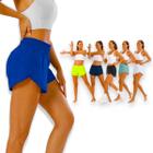Kit 5 Shorts TACTEL Femininos Academia Corrida Praia Yoga Bermuda 663