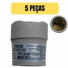 Kit 5 soquete receptaculo porcelana bocal e27 1451n foxlux