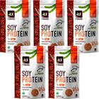 Kit 5 Soy Protein Natural Rakkau 600g Vegano - Proteína Soja