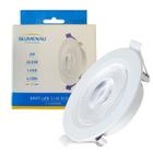 Kit 5 Spot Led Redondo Embutir 6w Branco Neutro 4100k Morno - Blumenau