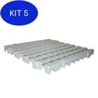 Kit 5 Super Estrado Branco 50x50x4,5cm