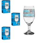 Kit 5 Taça Windsor Vidro 330Ml Cerveja Vinho Coquetel Chopp - Brasfoot