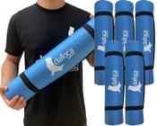 Kit 5 Tapetes Yoga Mat Exercícios Em EVA 50x180cm 5mm DF1032 Azul Dafoca Sports