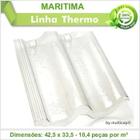 Kit 5 Telha Transparente Maritima 391 - 42,5x33,5 Lubian