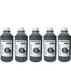 Kit 5 Tinta 1L Preto Compatível Para Recarga 664 tx115 tx123 tx125 - Genérica