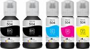 kit 5 tintas compatíveis para 504 L4150 4160 L5290 - EcologycPaint