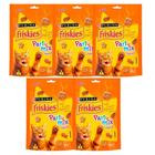 Kit 5 Un. Petisco Friskies Party Mix Gatos Adultos Sabor