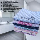 KIT 5 UN. Toalha De Piso Tapete Pézinho para banheiro 45x70cm