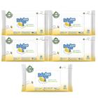 Kit 5 Unidades Lenço Umedecido Baby Bee Free Com 80 Unidades