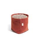 Kit 5 Vasos Flores E Plantas 7 L Decoração Feltro Vermelho