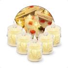 Kit 5 Velas Decorativas Led De Natal Enfeite Ceia Natalina