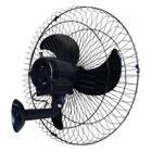 Kit 5 Ventiladores De Parede 60Cm Oscilante Preto Turbão Biv