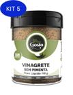 Kit 5 Vinagrete Sem Pimenta - Meu Gosto 110G