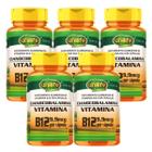 Kit 5 Vitamina B12 Cianocobalamina, total de 300 Cápsulas 450mg Vegano - Unilife