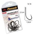 Kit 50 Anzol Maruseigo com Fisga Pinnacle Ring N-18 Afiado