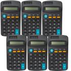 Kit 50 calculadora de bolso vendedor escolar atacado revenda