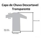 Kit 50 Capas De Chuva Transparente Descartável Tamanho Único