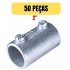 Kit 50 conector unidut aluminio luva sem rosca 2 tramontina