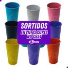 KIT 50 Copos Coloridos Plástico Unidade 330ML - Long Neck - Ideal para Festas, Eventos e Personalização - Variedade de Cores Disponíveis para Personalização Criativa Cores: Preto, Branco, Vermelho, Rosa, Amarelo, Laranja, Azul, Verde, Lilás - ArtVida