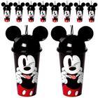 Kit 50 Copos do Mickey com Orelhas p/ Festa Infantil Decoração Lembrancinha