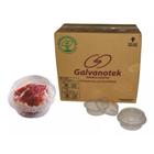 kit 50 embalagem transparente pote Redondo Doce 120ml G 645 mousse torta delivery galvanotek