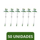 Kit 50 Extensor Equipo Adulto 18 Cm 2 Vias 12 Fr - Biomass