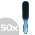 Kit 50 Lixa para Pedicure Cabo Plástico Cores Sortidas 25cm