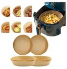 Kit 50 Papel Tapete Airfryer Antiaderente Descartavel 19,5cm - TOP CHEF