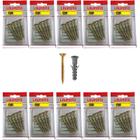kit 50 Parafuso Philips com Bucha 10MM PBPH-10
