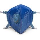 Kit 50 Respirador Poeiras Pff2 Cor Azul Com Válvula Gvs
