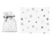 Kit 50 Saco de Presentes Embalagem Estrelas 20x30cm