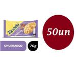 Kit 50 Salgadinhos Torcida sabor churrasco 70g - Lucky