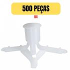 Kit 500 bucha de gesso fly plastica n4