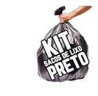 Kit 500 Saco De Lixo 60 Lts Preto