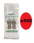 Kit 500 Sacolas de Papel Branca 9x27cm p/ São Cosme e Damião - Lynx produções