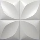 Kit 58 Placas PVC Autoadesivas Branco: Beleza Prática para Paredes