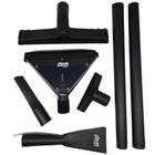 Kit 5un Bocal Preto e 2un Extensor Plástico Compatível com Aspirador Electrolux EAS30