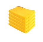 Kit 5und Pano De Microfibra Automotivo 40x40 Cm Amarelo 3m