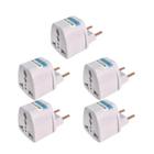 Kit 5x Adaptadores Tomada Universal Padrão Europeu P Brasil - SNSIMPORTS