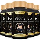 Kit 5X Beauty Cartamo Uva E Girassol 750Mg 60Caps - HF Suplements