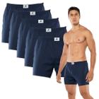 Kit 5x Cueca Samba Canção Masculina Abertura Algodão Keeper