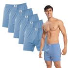 Kit 5x Cueca Samba Canção Masculina Abertura Algodão Keeper